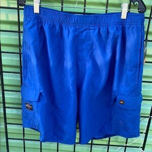 Quiksilver Royal Blue utility swim trunks